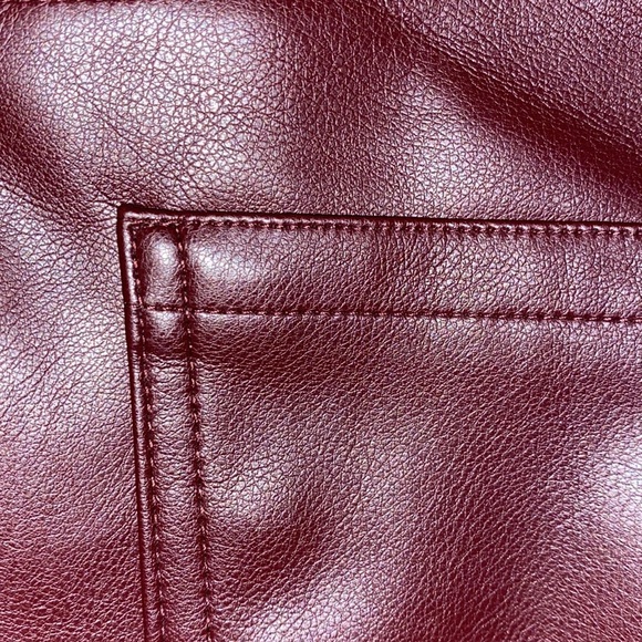 Dynamite Faux Leather Straight Pants - Picture 3 of 3